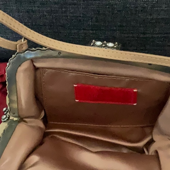 NWOT VALENTINO GARAVANI jeweled pearls floral crystal bag purse - Picture 8 of 10